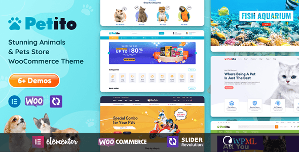 Petito WordPress Theme (Animals and Pets Store WooCommerce Theme)