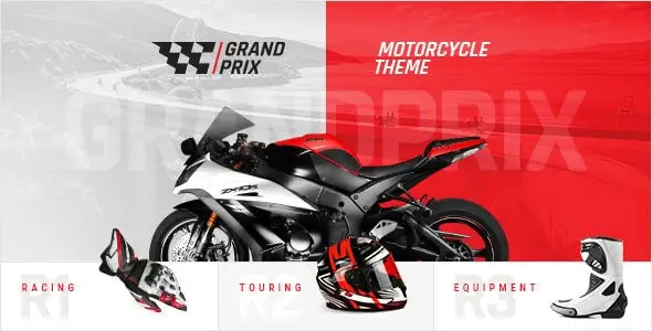 GrandPrix WordPress Theme (Motorcycle Theme)