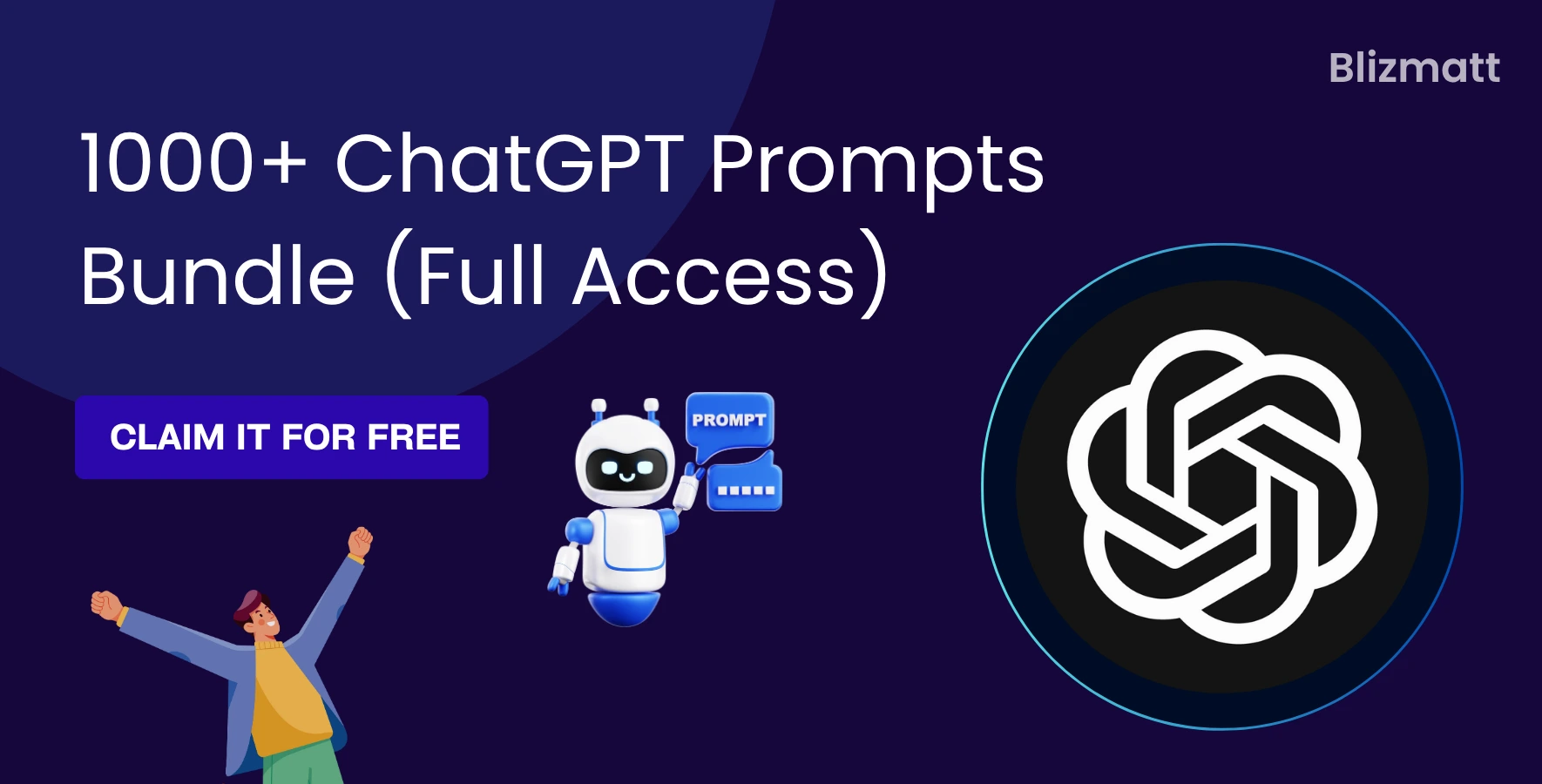 1000 ChatGPT Prompts Bundle Free Gift