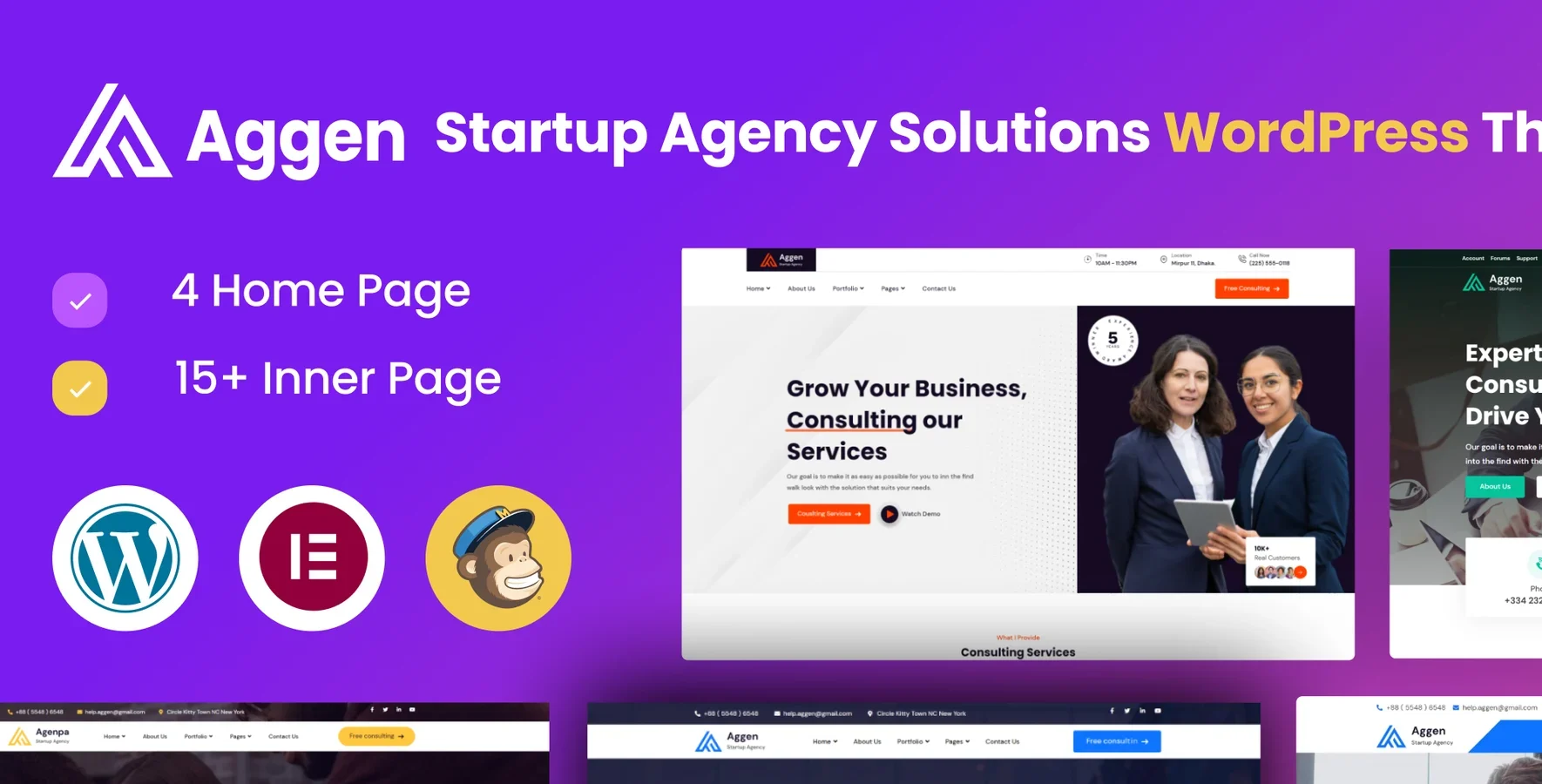 Aagen - Business Consulting Theme