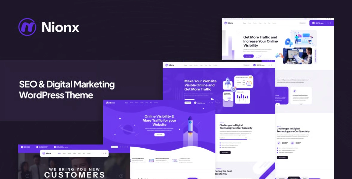 Nionx - SEO & Digital Marketing WordPress Theme