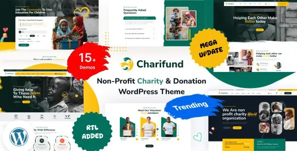 Charifund Charity Donation Fundraising Nonprofit Theme
