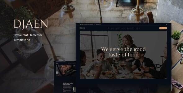 Djaen - Restaurant Elementor Template Kit