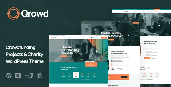 Qrowd - Crowdfunding Projects & Charity WordPress