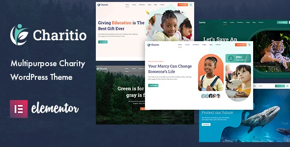 Charitio - Multipurpose Charity WordPress Theme