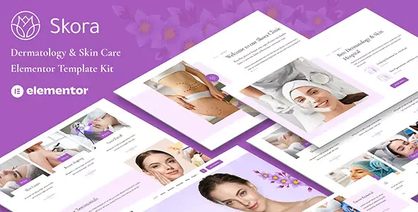 Skora - Dermatology & Skin Care Elementor Template Kit