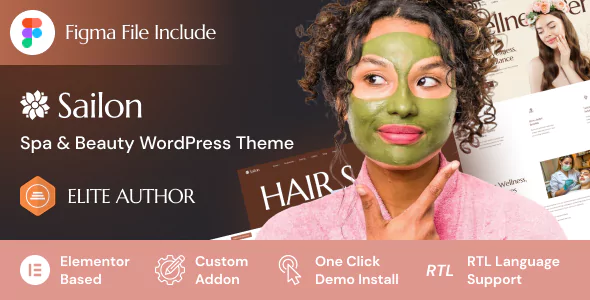 Sailon - Spa & Beauty Salon WordPress Theme