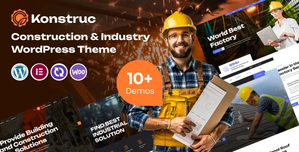 Konstruc - Construction & Industry WordPress Theme