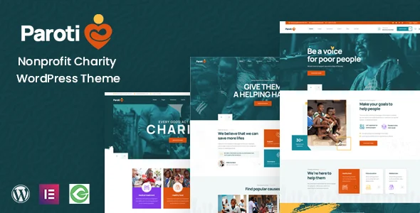 Paroti - Nonprofit and NGO Charity WordPress Theme
