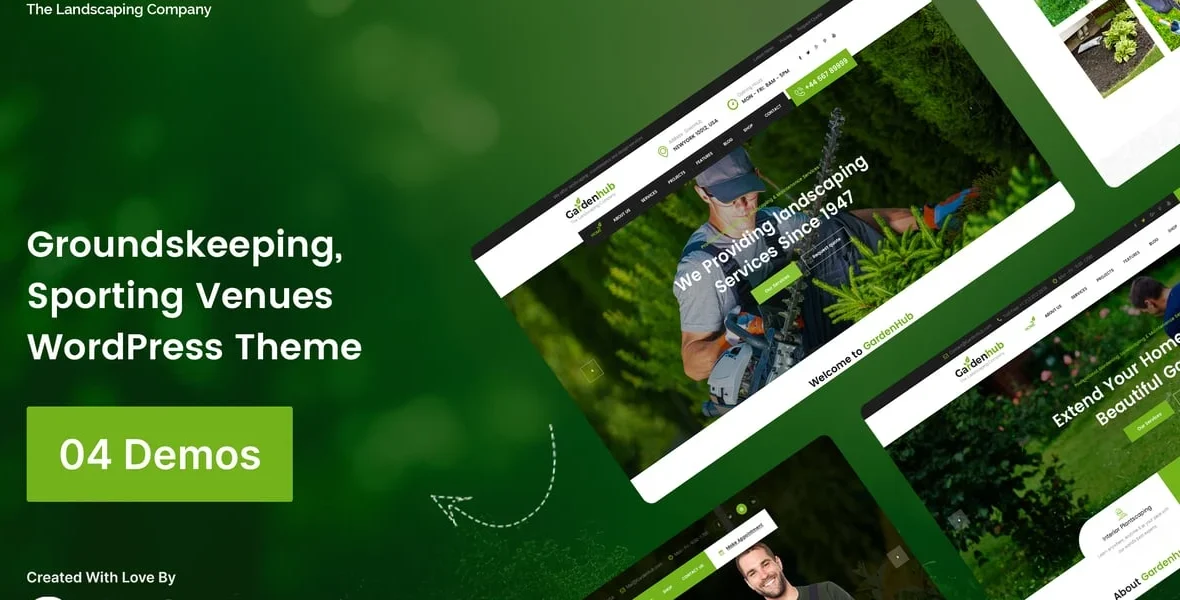 Garden HUB - Lawn & Landscaping WordPress Theme