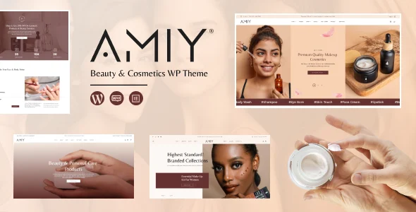 Amiy - Beauty Cosmetic Woo-commerce WordPress Theme
