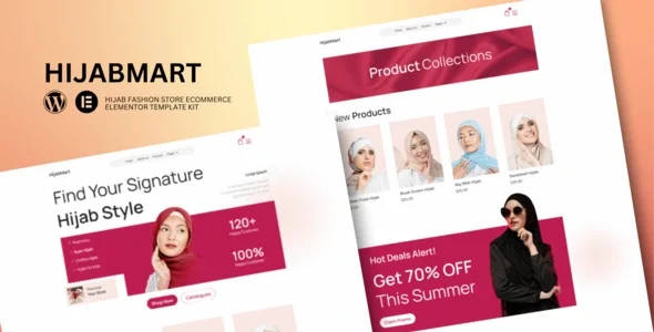 Hijabmart - E-Commerce Hijab Fashion Store Elementor Template Kit