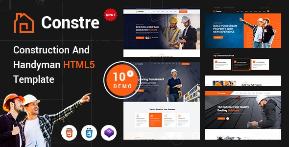 Constre - Construction, Building & Industry Factory WordPress Theme