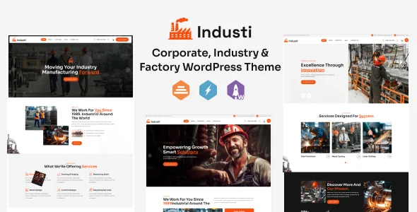 industi - Industry & Factory WordPress Theme