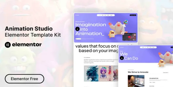 Debv - Animation Studio Elementor Template Kit