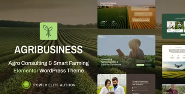 Agribusiness - Farming Agriculture WordPress Theme