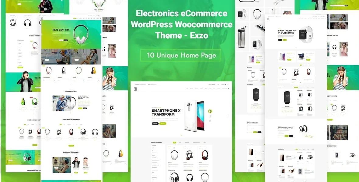 Electronics eCommerce Woocommerce Theme - Exzo