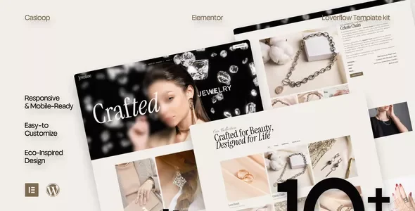Jewelisse - Modern Luxury Jewelry Store Elementor Template Kit