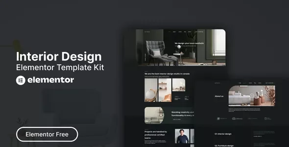 Interia - Interior Design Elementor Template Kit