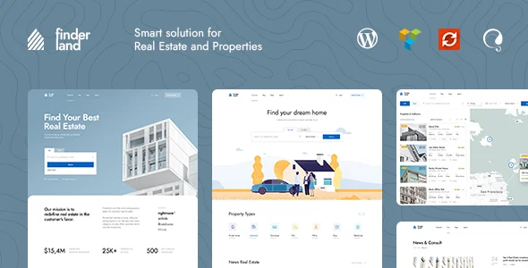 Finderland - Real Estate WordPress Theme by nouthemes