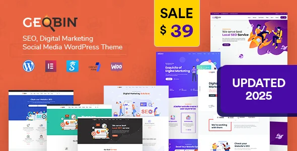 GeoBin | SEO, Startup & SaaS WordPress Theme