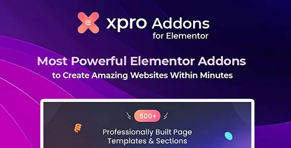 Xpro Elementor Addons Pro Plugin for WordPress with Licence