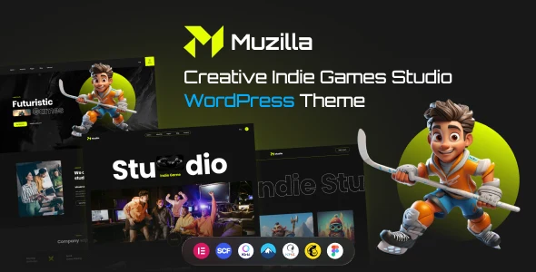 Muzilla - Creative Indie Game Studios WordPress Theme