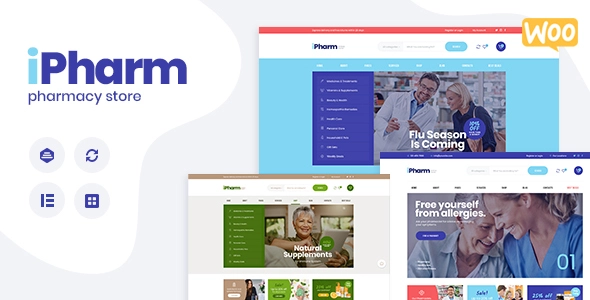 IPharm Pharmacy Shop WordPress Theme