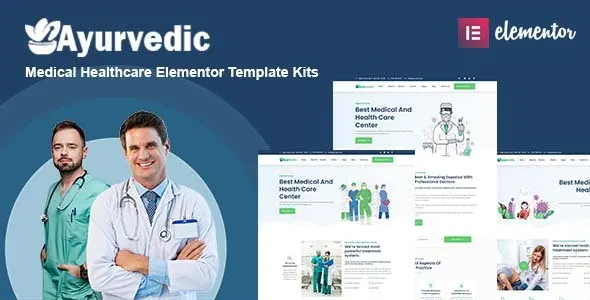 Ayurvedic - Medical Healthcare Elementor Pro Template Kits