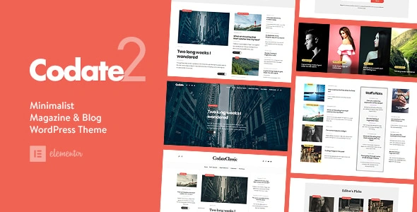 Codate - Modern Magazine and Blog WordPress Theme