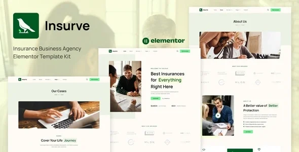 Insurve - Insurance Business Agency Elementor Template Kit
