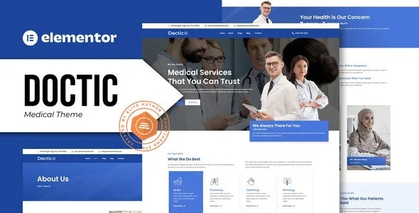 Doctic - Medical Elementor Template Kit