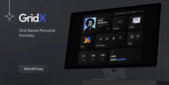 Gridx – Portfolio WordPress Theme