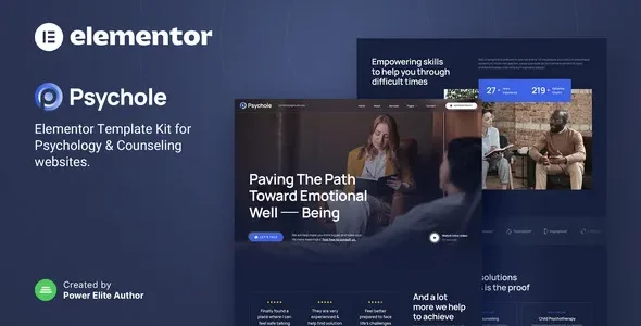 Psychole – Psychology and Counseling Elementor Template Kit
