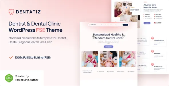 Dentatiz – Dentist & Dental Care Clinic WP Theme