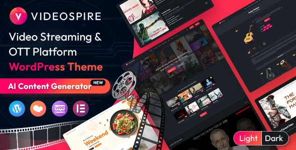 Videospire Blog/Vlog Streaming WordPress Theme
