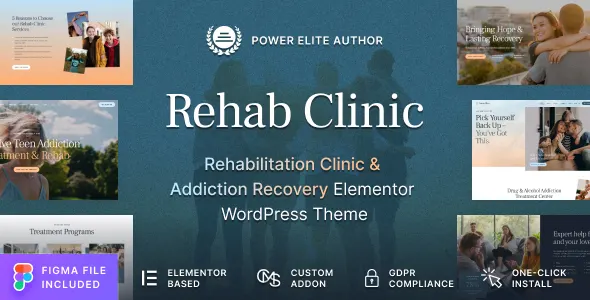 Rehab Clinic - Addiction Recovery WordPress Theme