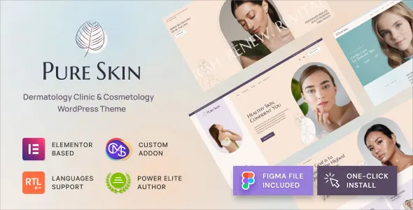 Pure Skin - Dermatology Clinic & Cosmetology Theme